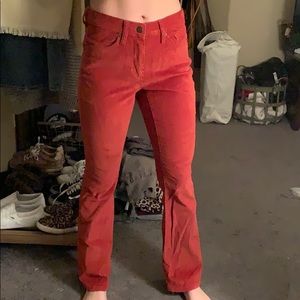 Corduroy flare pants